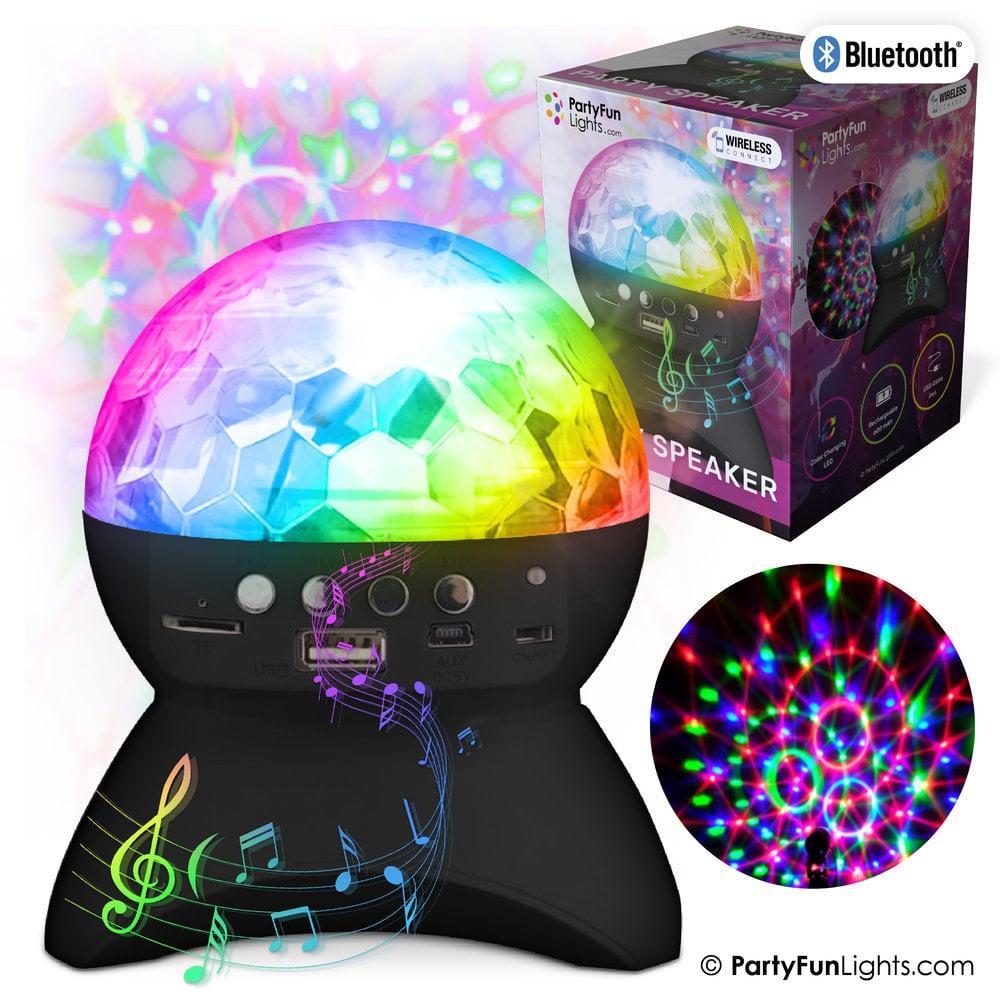 partyfunlights PartyFunLights Bluetooth Party Speaker met lighteffecten