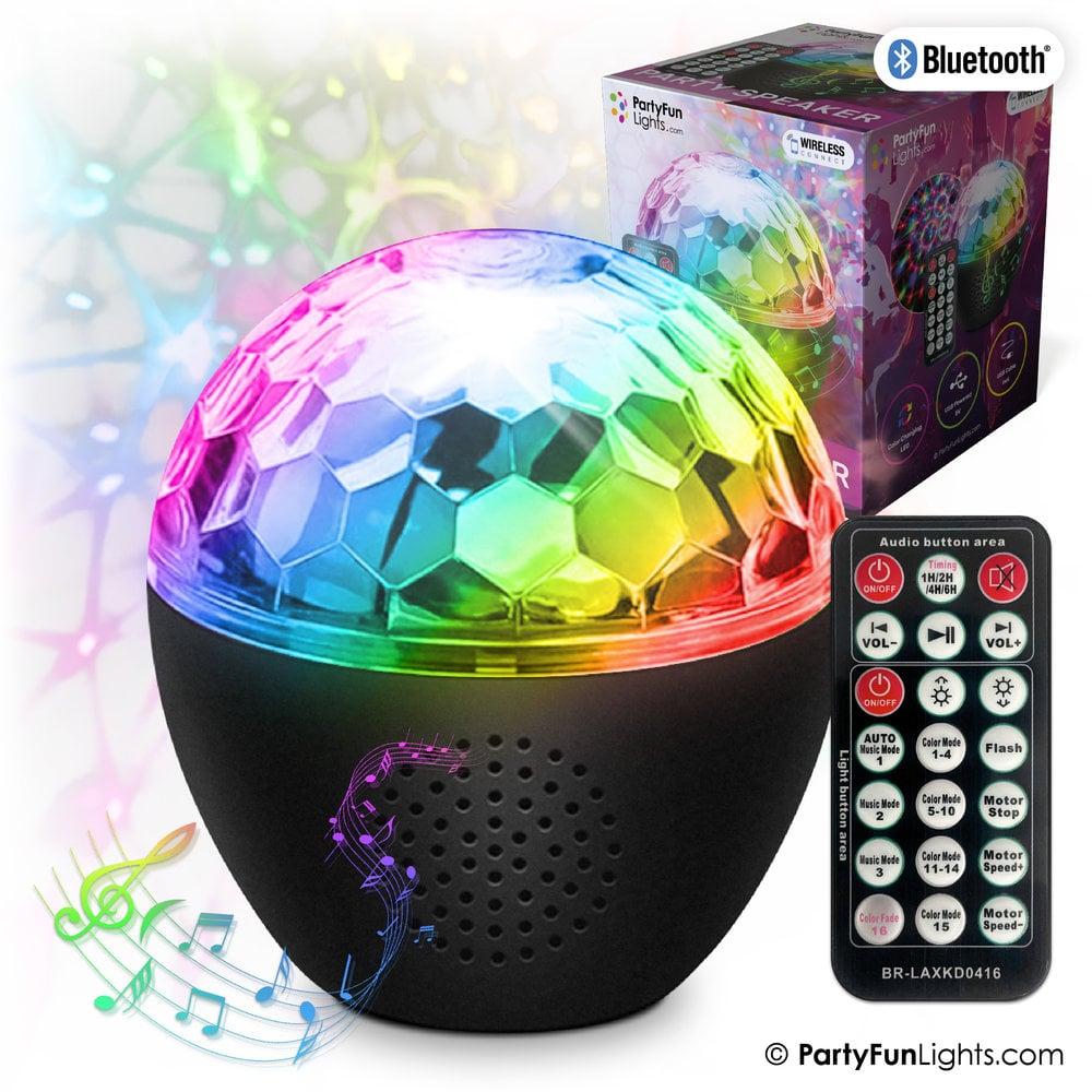 partyfunlights PartyFunLights Draadloze Starlight Party Speaker met Projector Lichteffecten en Afstandsbediening