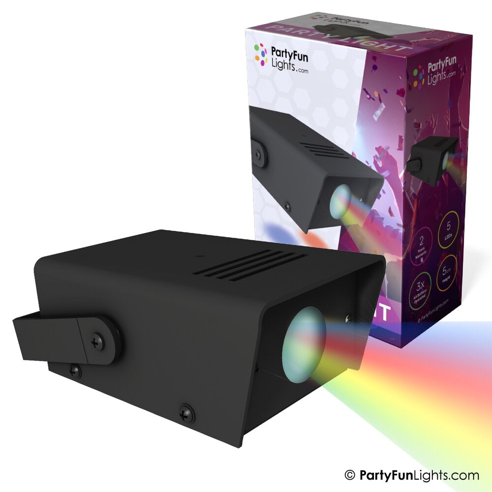 partyfunlights PartyFunLights Multi-color Party Light Batterij en USB-aangedreven