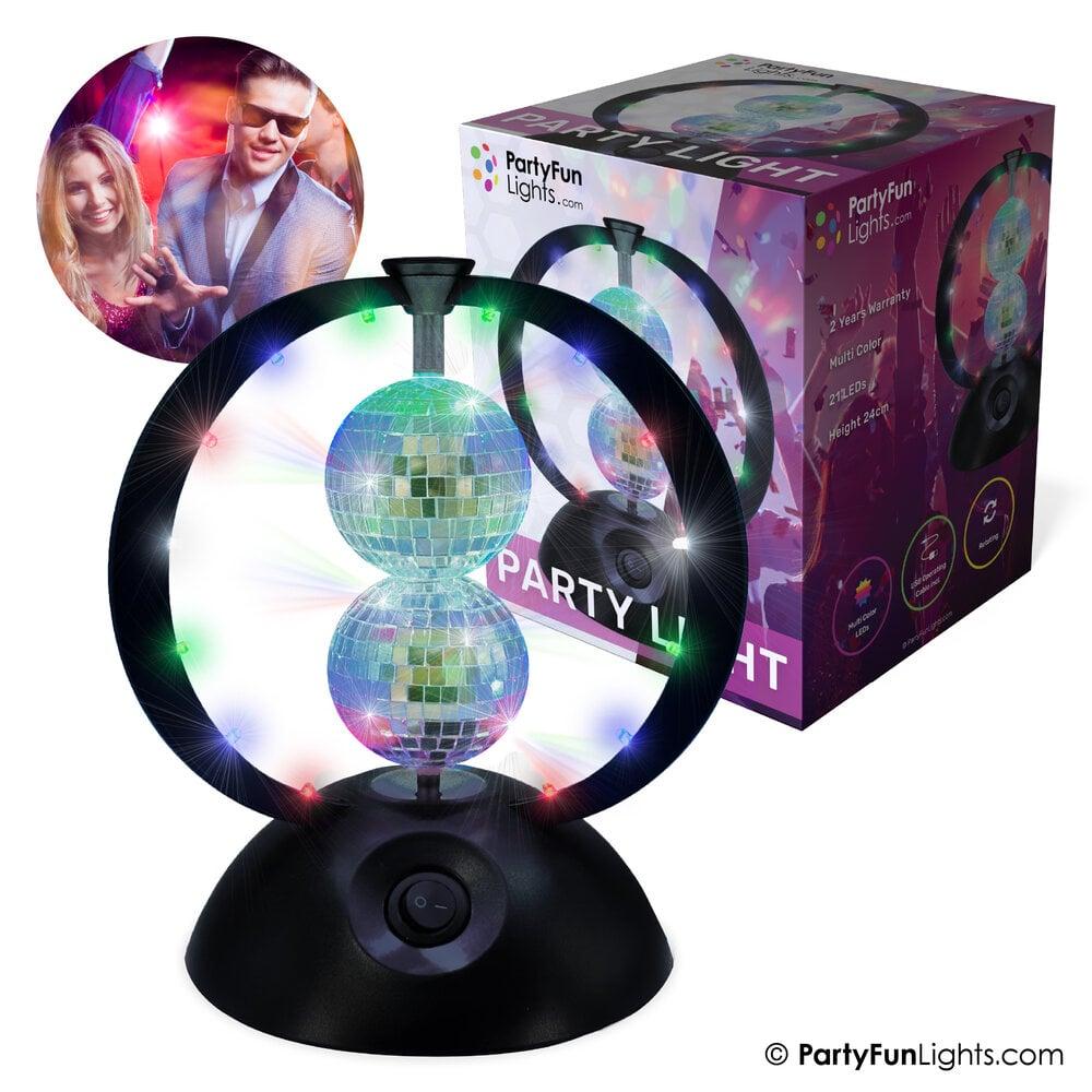 partyfunlights PartyFunLights Multi-Color Rotating Party Light USB Powered