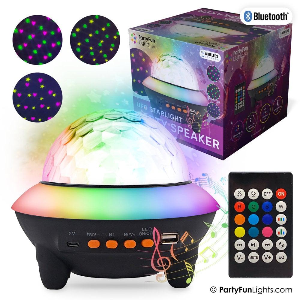 partyfunlights PartyFunLights UFO Sterrenlicht Party Speaker met afstandsbediening