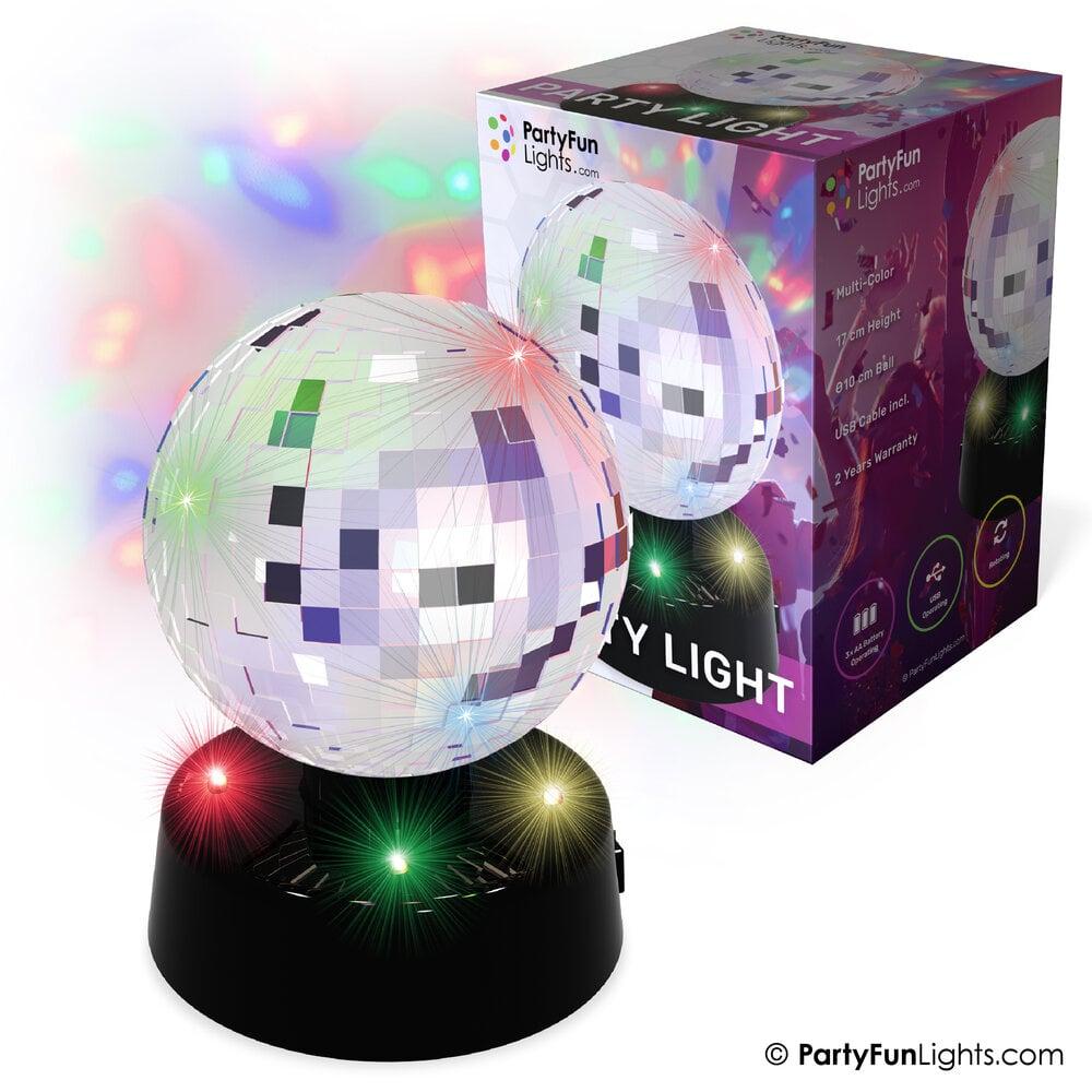 partyfunlights PartyFunLights USB Spiegel bal Party Lamp partyfunlights PartyFunLights USB Spiegel bal Party Lamp