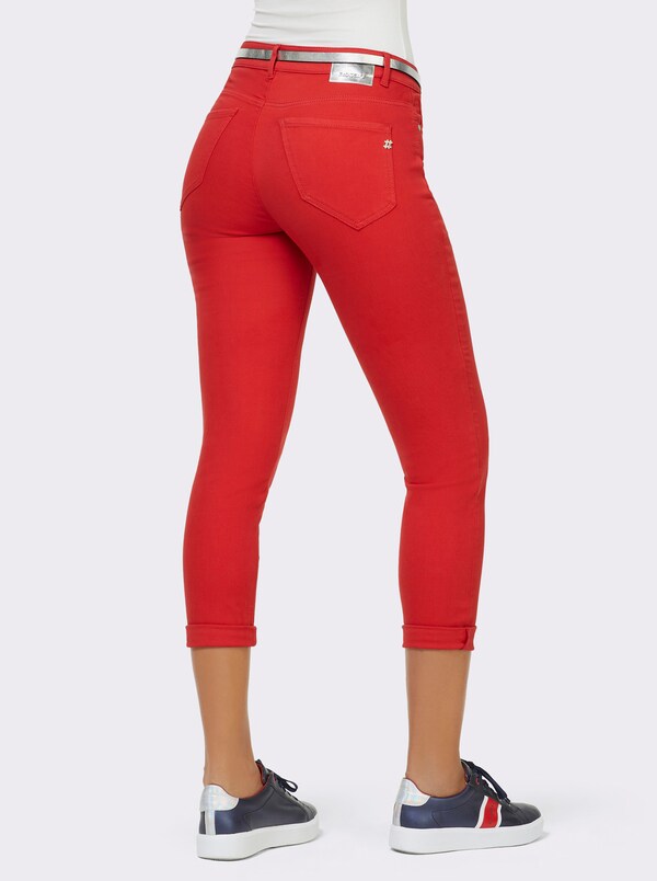 Patrizia Dini By Heine 5-pocketjeans Met Push-up-effect Rood