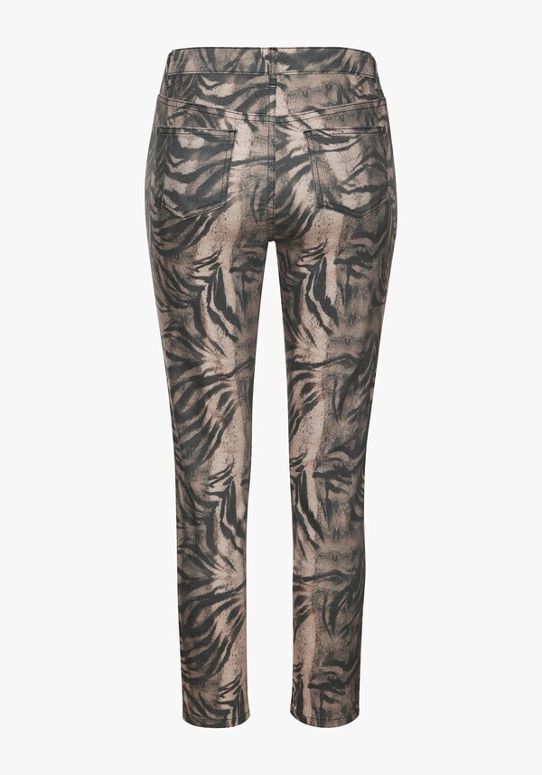 Patrizia Dini By Heine 7/8-jegging Lichtbruin/zwart Bedrukt