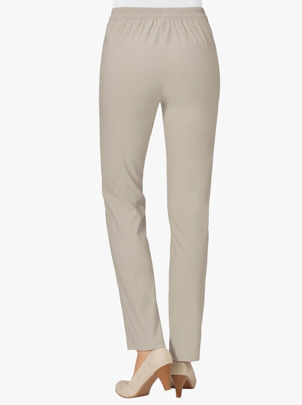 Patrizia Dini By Heine Bengalinebroek Met Sierritssluitingen Zand