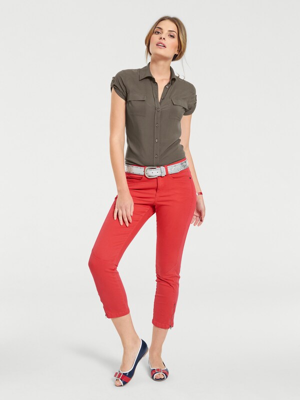 patrizia dini by heine Blouse met korte mouwen olijf