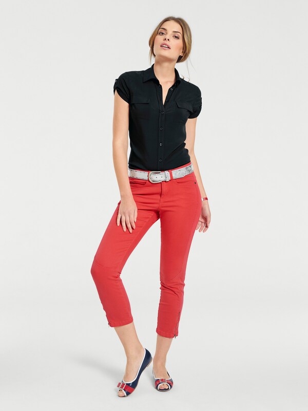 patrizia dini by heine Blouse met korte mouwen zwart