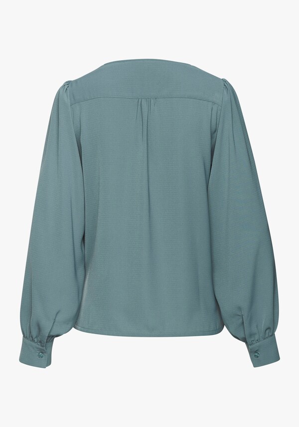 Patrizia Dini By Heine Blouse Met Lange Mouwen Petrol