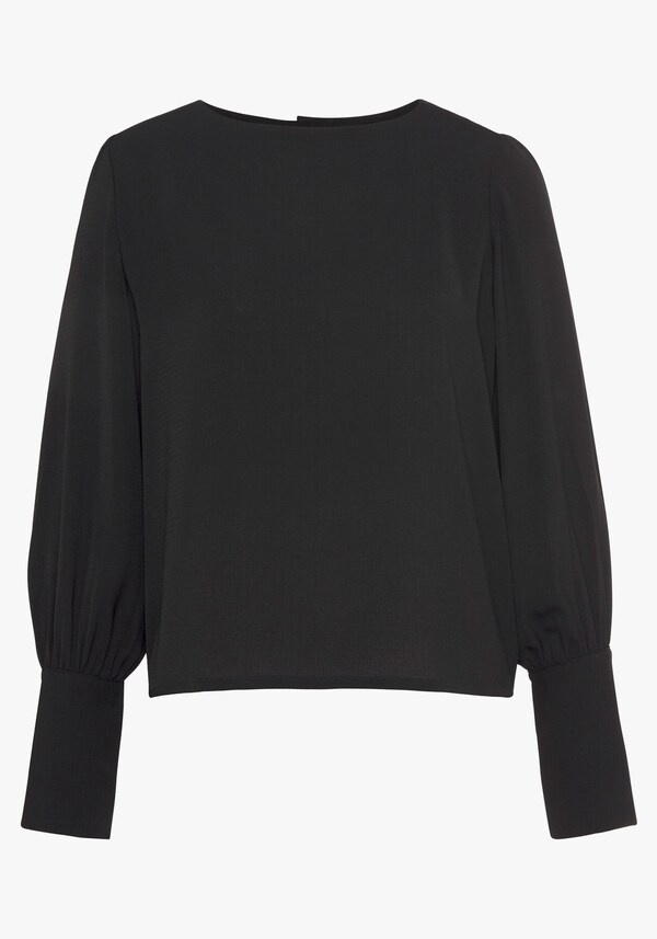 Patrizia Dini By Heine Blouse Met Lange Mouwen Zwart