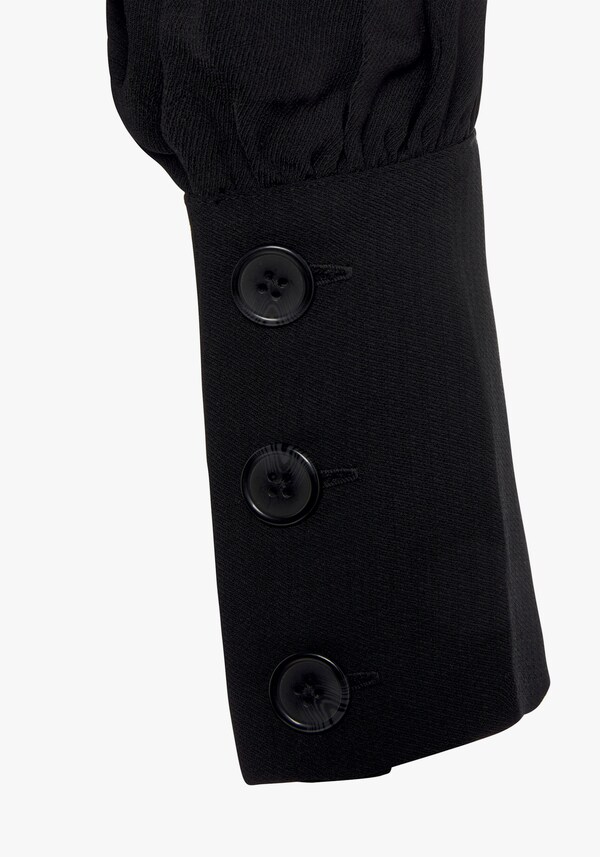 Patrizia Dini By Heine Blouse Met Lange Mouwen Zwart