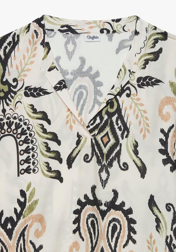 Patrizia Dini By Heine Blousejurk Zand/kaki Bedrukt