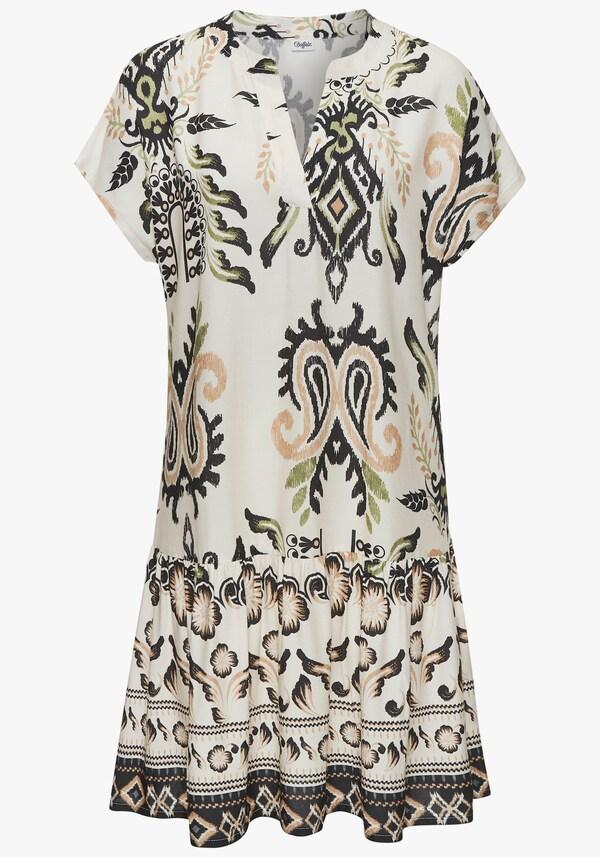 Patrizia Dini By Heine Blousejurk Zand/kaki Bedrukt