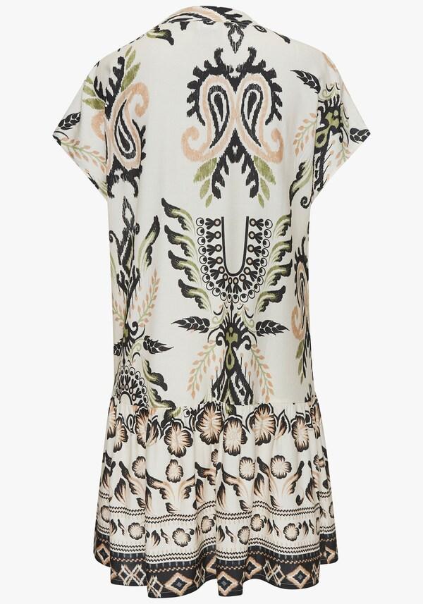 Patrizia Dini By Heine Blousejurk Zand/kaki Bedrukt