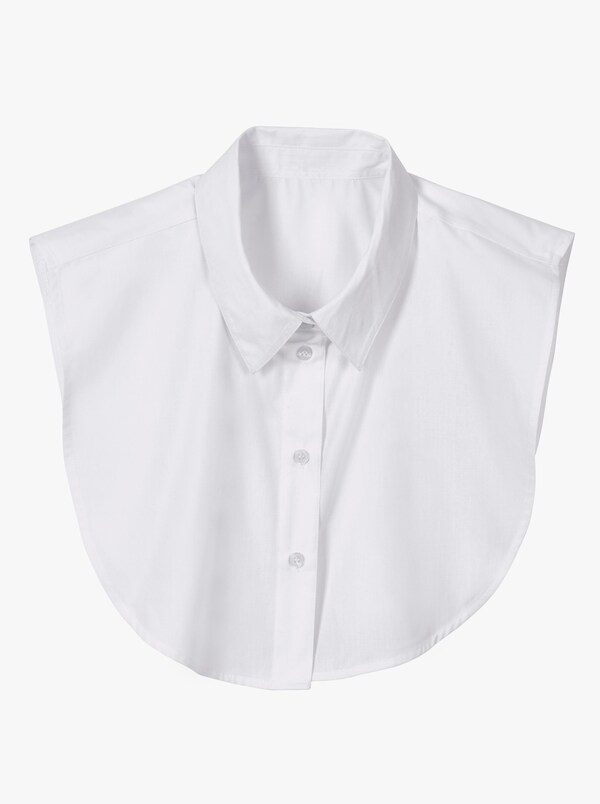 patrizia dini by heine Blousekraag met knoopsluiting wit