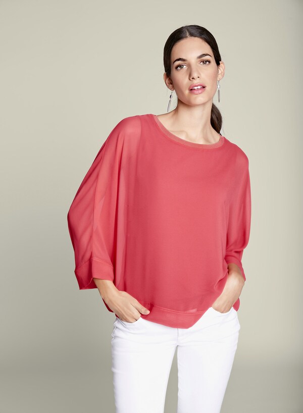patrizia dini by heine Blouseshirt met vleermuismouwen framboos