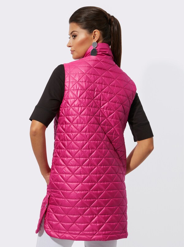 Patrizia Dini By Heine Bodywarmer Met 2-wegzakken Fuchsia