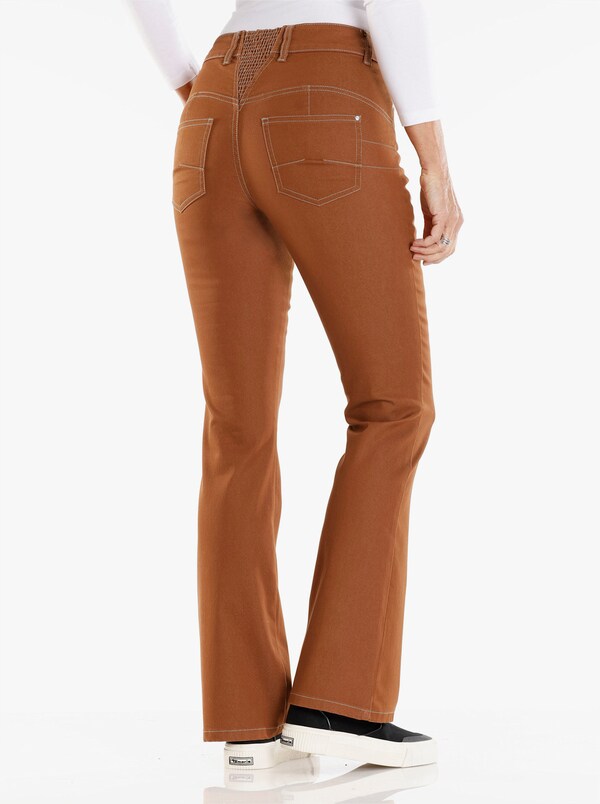 Patrizia Dini By Heine Bootcut Jeans Met Push-up-effect Cognac/denim