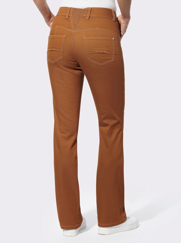 Patrizia Dini By Heine Bootcut Jeans Met Push-up-effect Cognac/denim