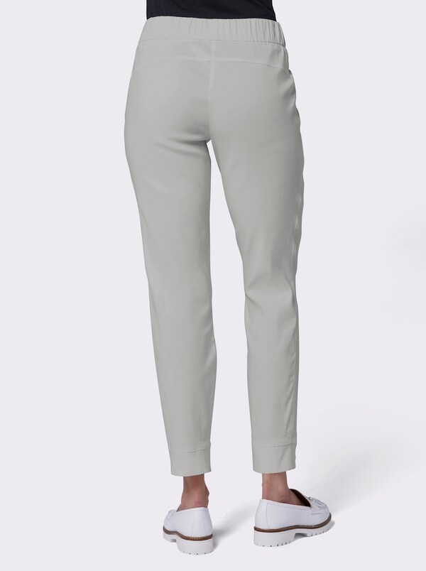 Patrizia Dini By Heine Broek Met Inzetten Opzij Lichtgrijs