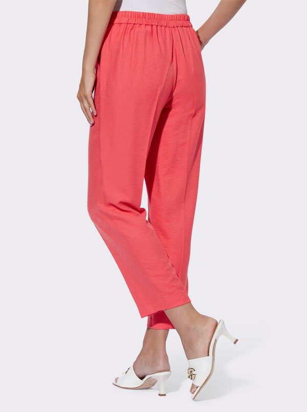 Patrizia Dini By Heine Broek Met Persplooien En Met Comfortband Achter Langoustine