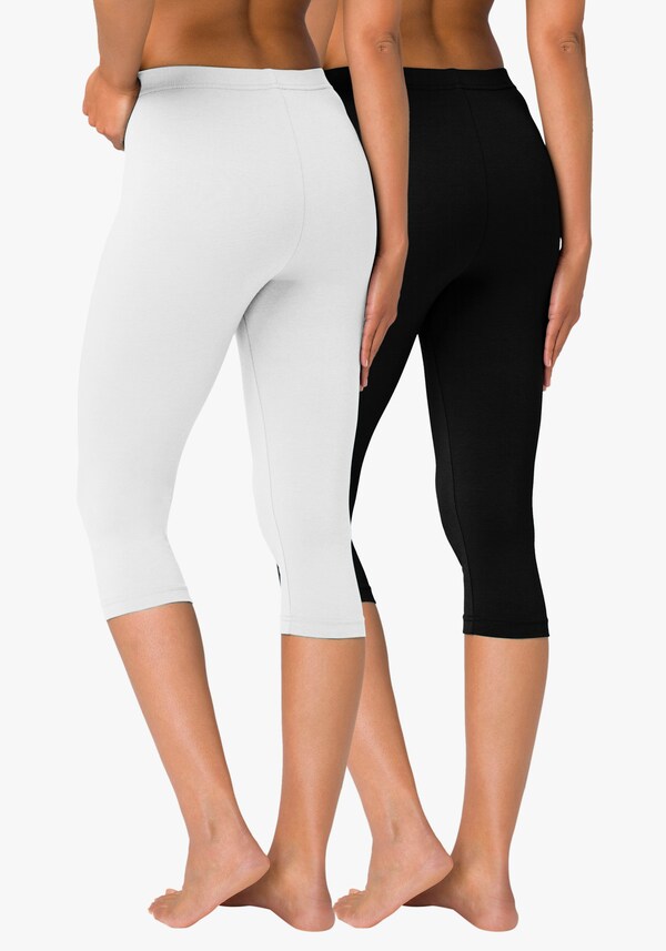 Patrizia Dini By Heine Caprilegging 1x Wit 1x Zwart