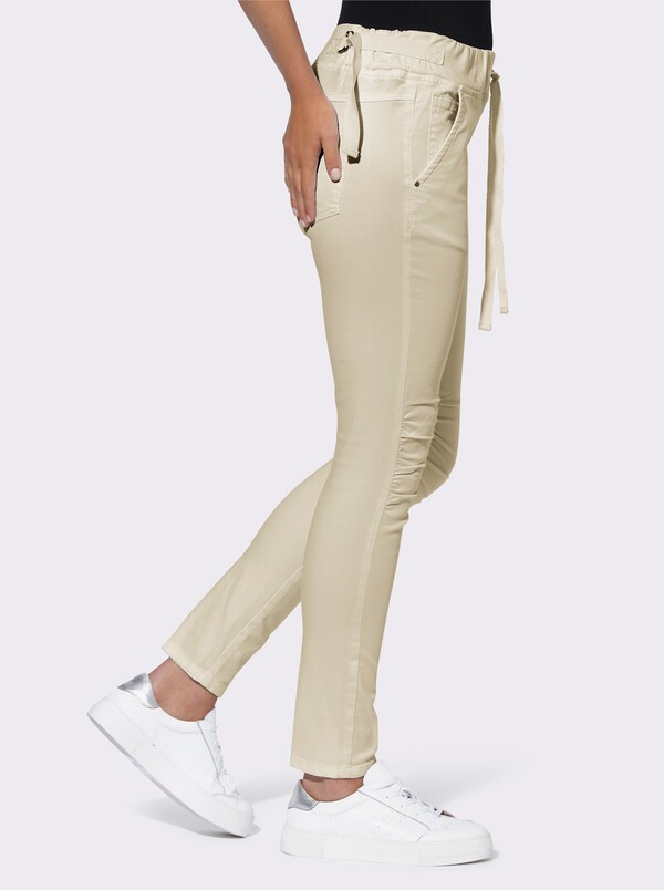 Patrizia Dini By Heine Comfortbroek Met Trensje Voor Wijdteregeling Zand