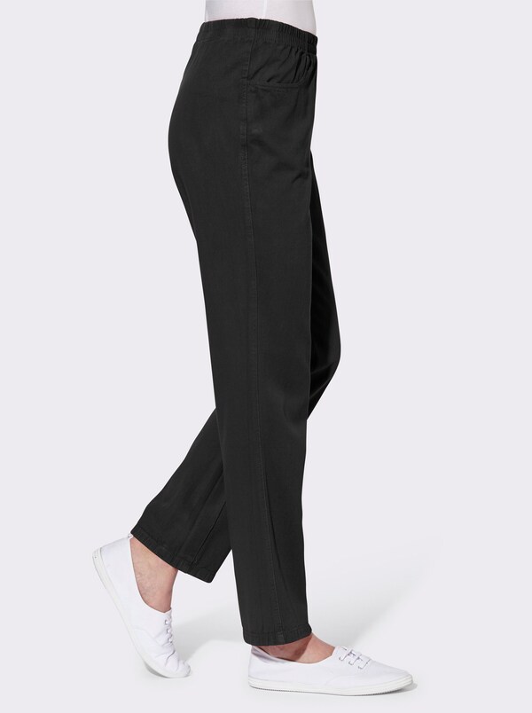 Patrizia Dini By Heine Comfortbroek Van Katoen Zwart