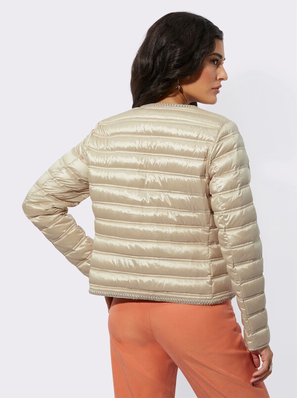 Patrizia Dini By Heine Donsjack Met Gevlochten Sierband Zand