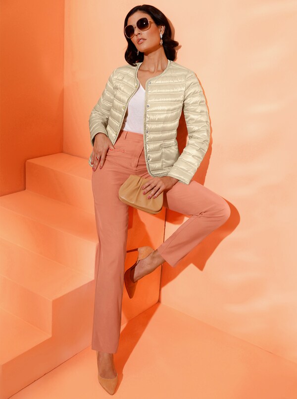 patrizia dini by heine Donsjack met gevlochten sierband zand