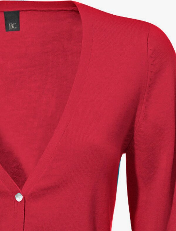 Patrizia Dini By Heine Fijn Gebreid Vest In Cardiganstijl Koraal