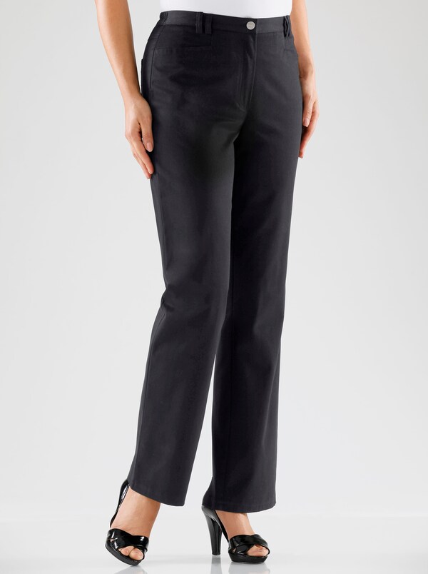 Patrizia Dini By Heine Functionele Broek Vuilafstotend En Kreukarm Zwart