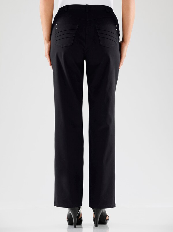 Patrizia Dini By Heine Functionele Broek Vuilafstotend En Kreukarm Zwart