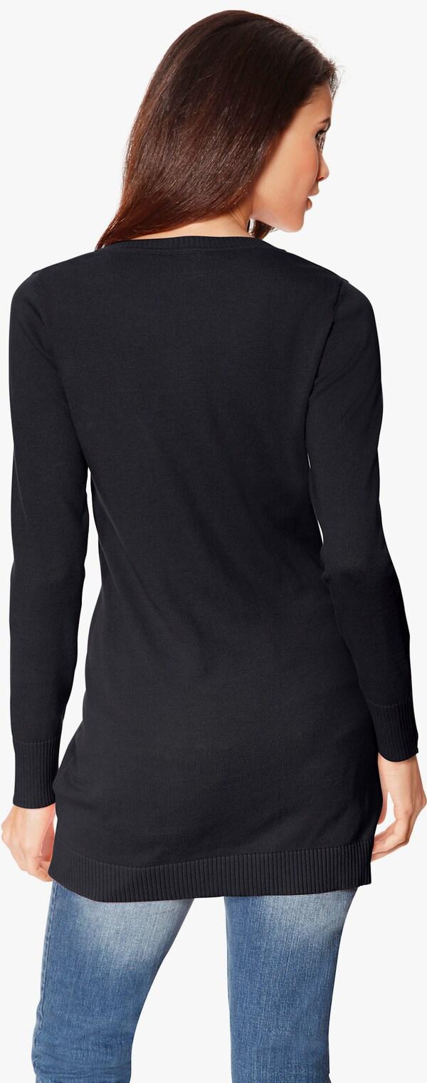 Patrizia Dini By Heine Jack Van Fijntricot Met Zakken Zwart