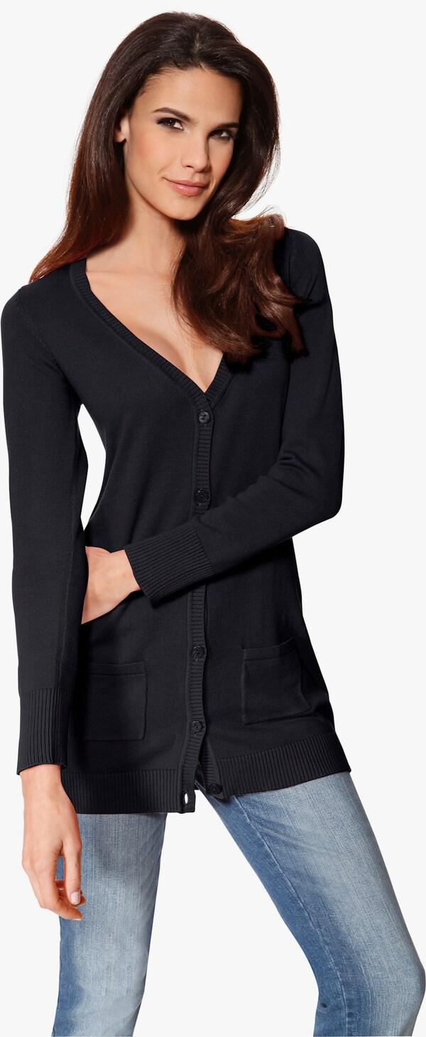 patrizia dini by heine Jack van fijntricot met zakken zwart