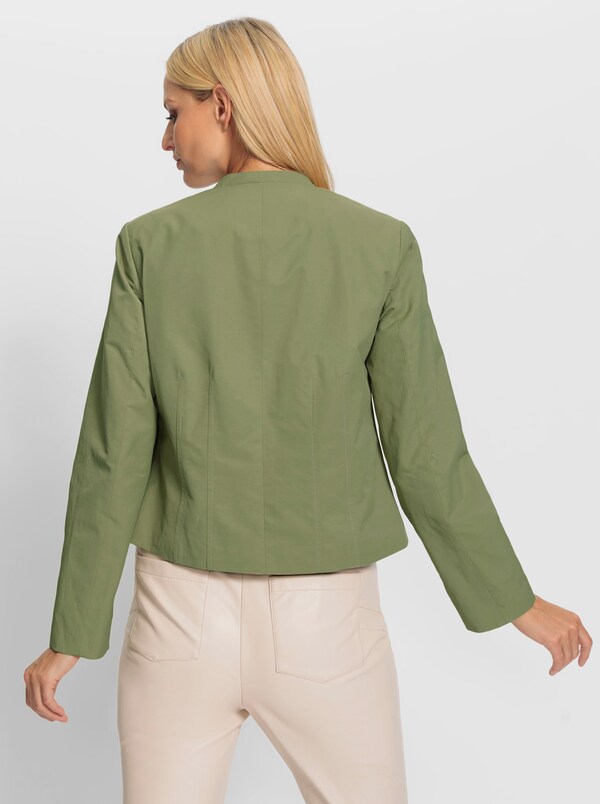 Patrizia Dini By Heine Jackblazer Licht Glanzend Rietgroen