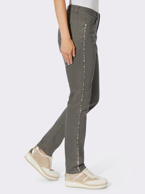 Patrizia Dini By Heine Jeans Met Push-up-effect Kaki