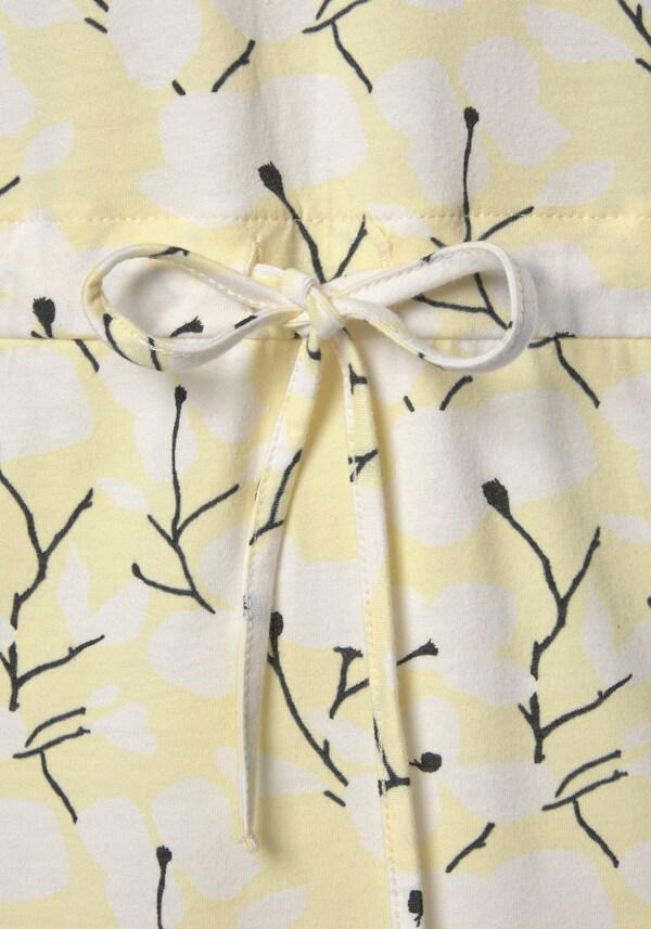 Patrizia Dini By Heine Jersey Jurk Geel/crème Bedrukt