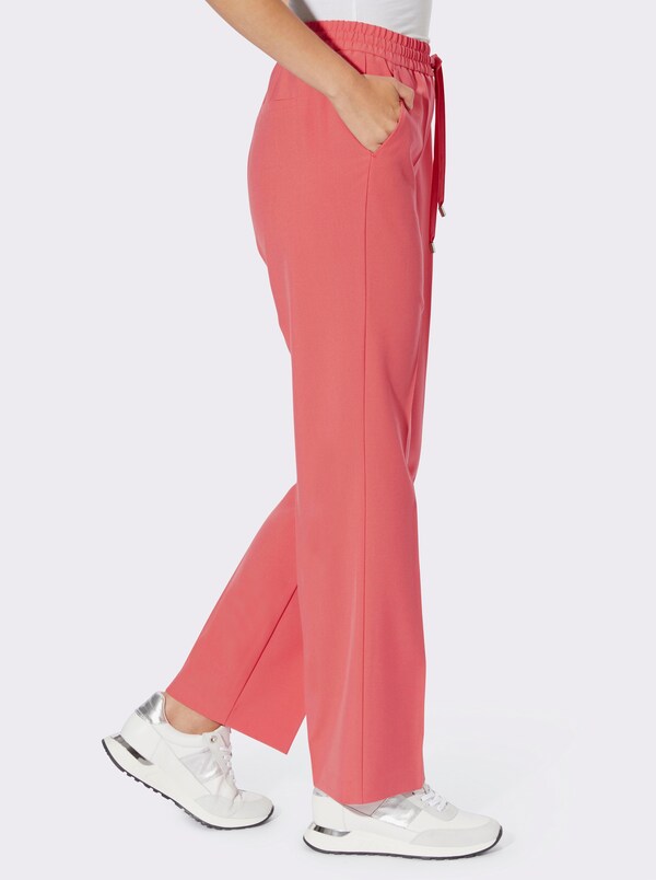 Patrizia Dini By Heine Jerseybroek Met Gestileerde Achterzakken Grapefruit