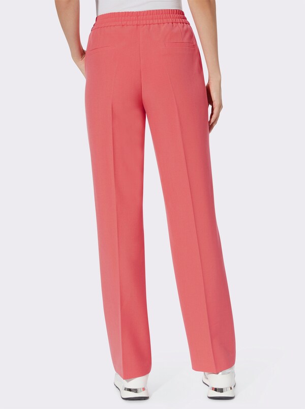 Patrizia Dini By Heine Jerseybroek Met Gestileerde Achterzakken Grapefruit