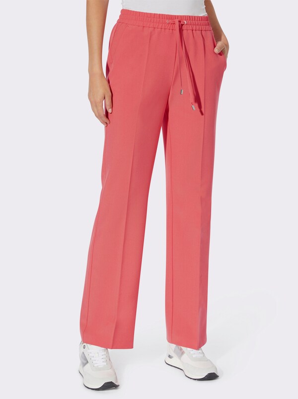 patrizia dini by heine Jerseybroek met gestileerde achterzakken grapefruit