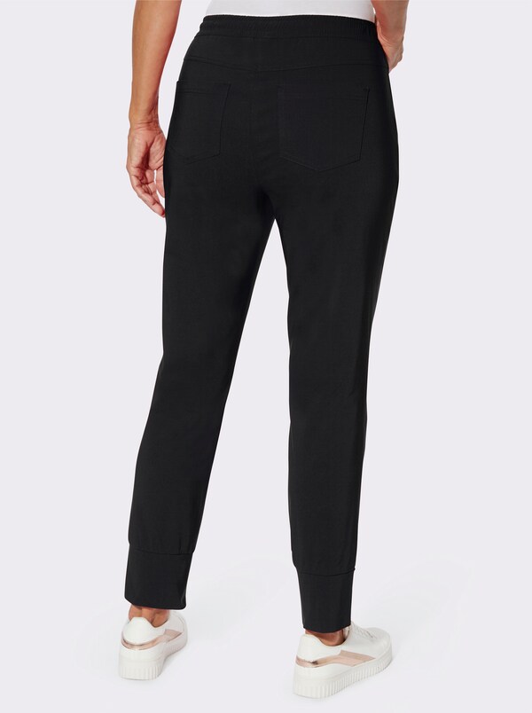 Patrizia Dini By Heine Jogpants Met Pasvormpas Achter Zwart