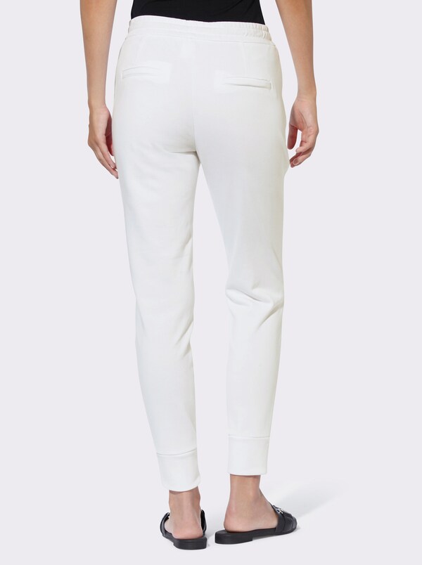 Patrizia Dini By Heine Jogpants Met Zakken Met Zippers Wit