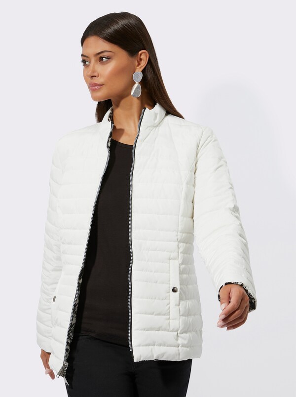 Patrizia Dini By Heine Keerbaar Jack Met Innovatieve Vulling Ecru/zwart Geprint