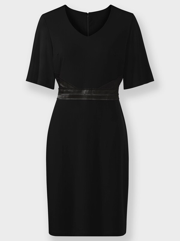 Patrizia Dini By Heine Kokerjurk Met Satijnafwerking Op Taillehoogte Zwart