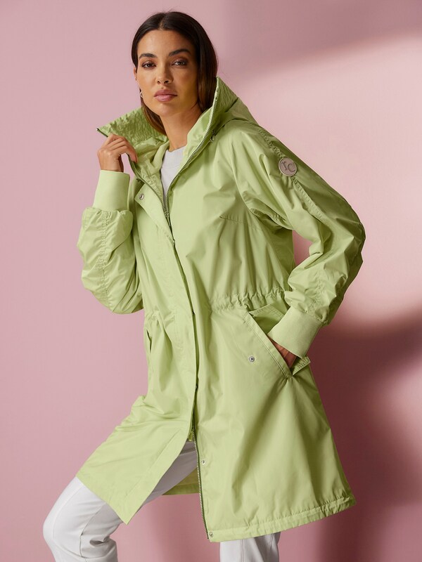 patrizia dini by heine Korte mantel met tunnelkoord in de taille pistache