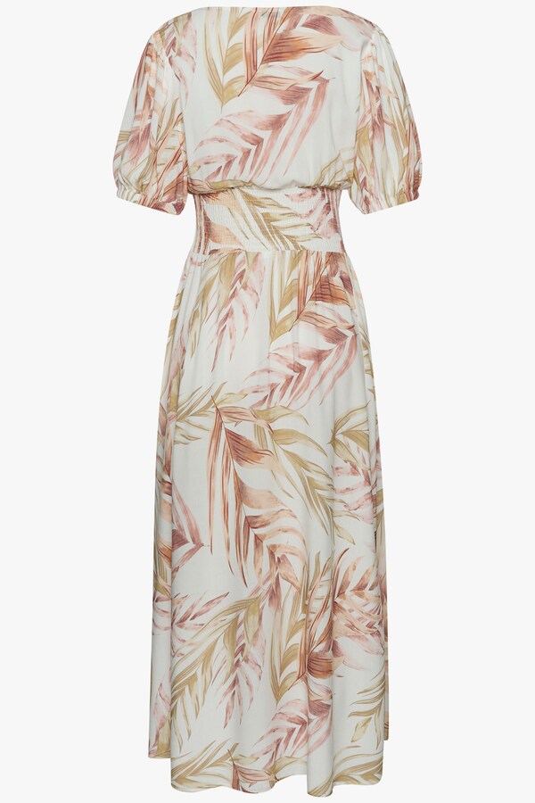 Patrizia Dini By Heine Maxi-jurk Zand/oranje Bedrukt