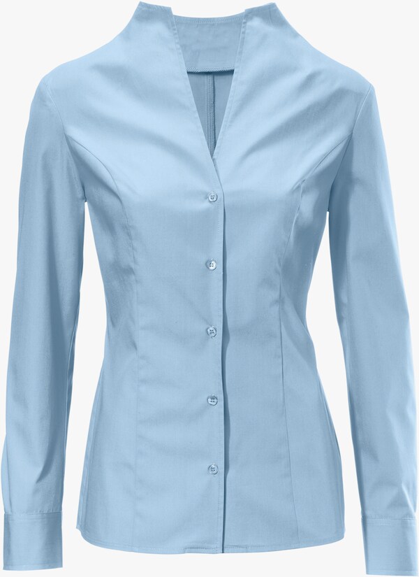 patrizia dini by heine Overhemdblouse met opstaande kraag bleu