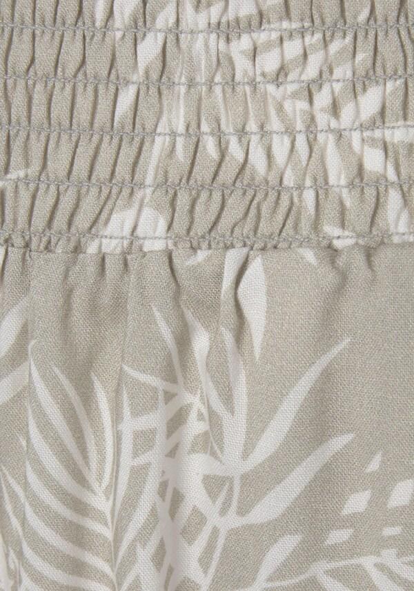 Patrizia Dini By Heine Palazzo-broek Rietgroen/crème Bedrukt