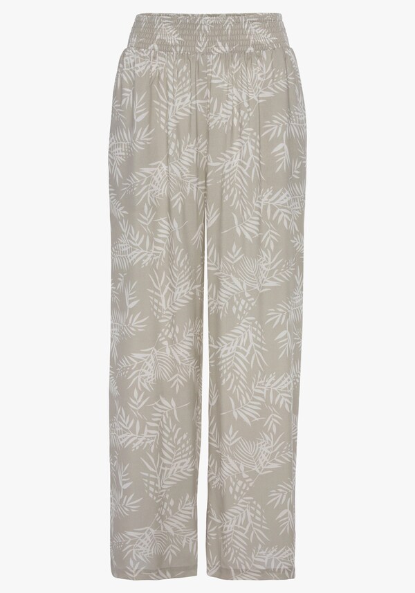 patrizia dini by heine palazzo-broek rietgroen/crème bedrukt