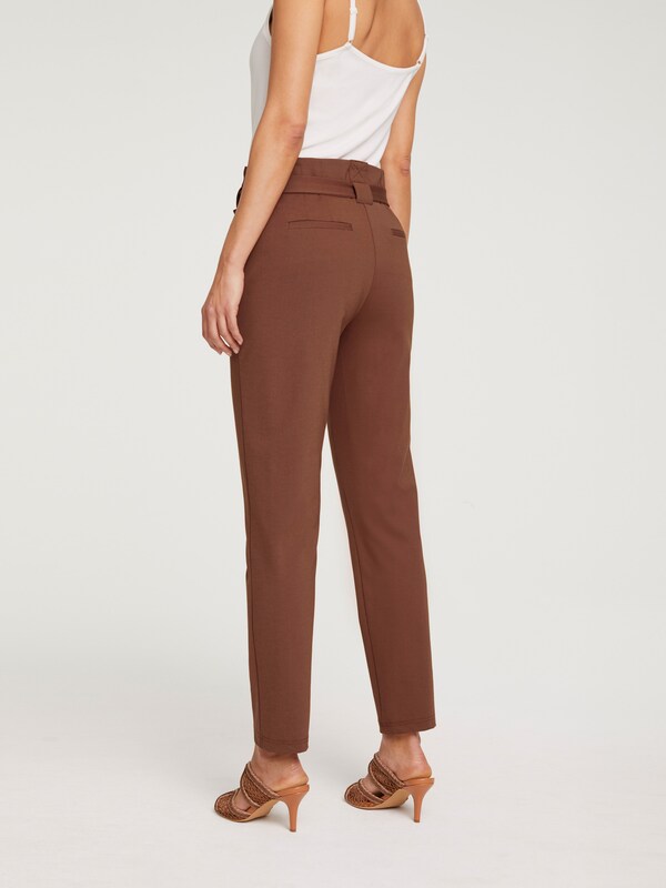 Patrizia Dini By Heine Paperbagbroek Van Soepel Vallend Materiaal Notenboom